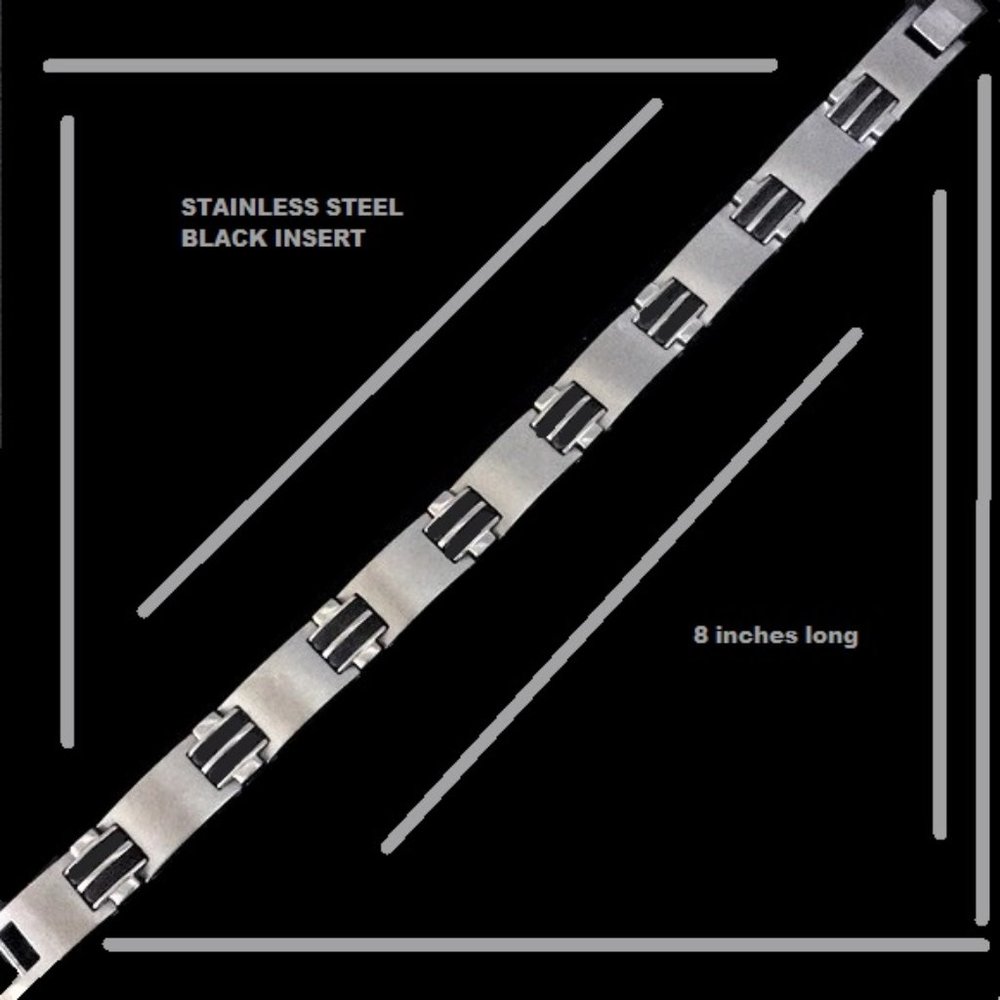Men's Stainless Steel Wristband NIB